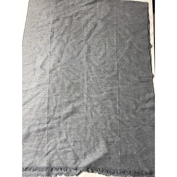 MiniSo 100% Velvet Grey Scarf Large Super Soft Basic Layering Piece - Picture 1 of 4